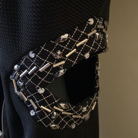 lulumari dress with waist cutouts and rhinestones-small - Picture 5 of 9